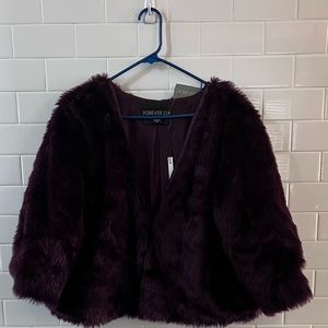 Ladies Faux Fur Jacket